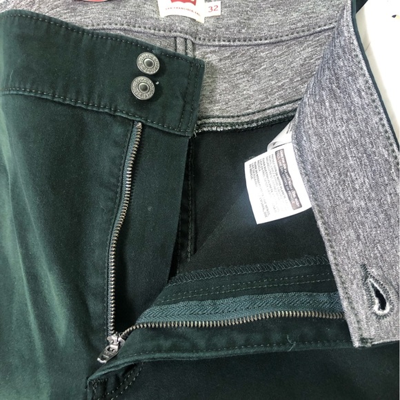 Green Levi’s On The Move Skinny Size 32 X 28 Mid Rise Slim Through Hip and Thigh - Picture 8 of 10